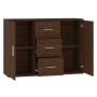 Brown oak plywood sideboard 91x29.5x65 cm by vidaXL, Sideboards - Ref: Foro24-823349, Price: 90,73 €, Discount: %