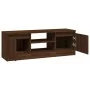 TV cabinet with brown oak door 102x30x36 cm by vidaXL, TV Furniture - Ref: Foro24-823357, Price: 54,79 €, Discount: %