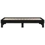 Sofá cama extraíble madera maciza de pino negro 2x(90x190) cm de vidaXL, Camas y somieres - Ref: Foro24-823393, Precio: 163,1...