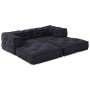 Almohada 2 pcs Antracita 70 x 70 x 54 cm Poliéster