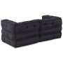 Almohada 2 pcs Antracita 70 x 70 x 54 cm Poliéster