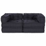 Almohada 2 pcs Antracita 70 x 70 x 54 cm Poliéster