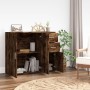 Sideboard aus geräuchertem Eichensperrholz 91x29,5x75 cm von vidaXL, Sideboards - Ref: Foro24-823274, Preis: 83,60 €, Rabatt: %