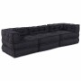 Almohada 3 pcs Antracita 70 x 70 x 54 cm Poliéster