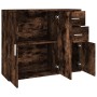 Sideboard aus geräuchertem Eichensperrholz 91x29,5x75 cm von vidaXL, Sideboards - Ref: Foro24-823274, Preis: 83,60 €, Rabatt: %