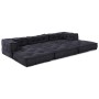 Almohada 3 pcs Antracita 70 x 70 x 54 cm Poliéster