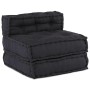 Almohada 3 pcs Antracita 70 x 70 x 54 cm Poliéster