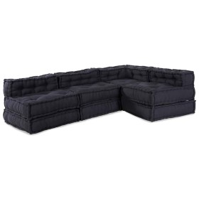 Almohada 4 pcs Antracita 70 x 70 x 54 cm Poliéster