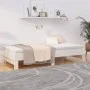 Sofá cama extraíble madera maciza de pino blanco 2x(100x200) cm de vidaXL, Camas y somieres - Ref: Foro24-823375, Precio: 246...