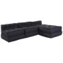 Almohada 4 pcs Antracita 70 x 70 x 54 cm Poliéster