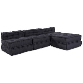 Almohada 4 pcs Antracita 70 x 70 x 54 cm Poliéster