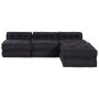 Almohada 4 pcs Antracita 70 x 70 x 54 cm Poliéster