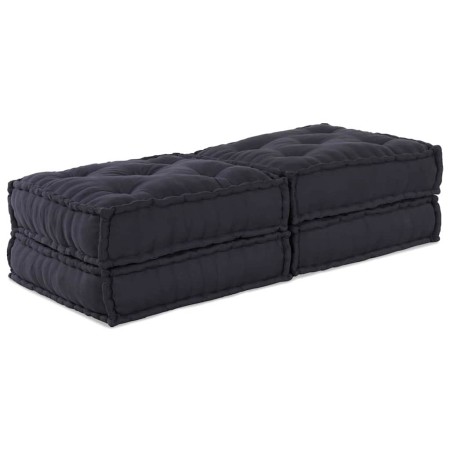 Almohada 2 pcs Antracita 70 x 70 x 36 cm Poliéster