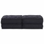 Almohada 2 pcs Antracita 70 x 70 x 36 cm Poliéster