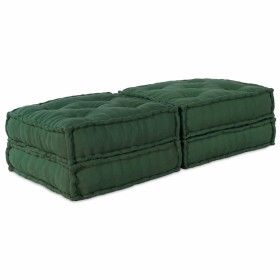 Almohada 2 pcs Verde 70 x 70 x 36 cm Poliéster