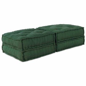 Almohada 2 pcs Verde 70 x 70 x 36 cm Poliéster Almohada 2 pcs Verde 70 x 70 x 36 cm Poliéster