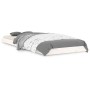 Estructura de cama madera maciza de pino blanco 75x190 cm de vidaXL, Camas y somieres - Ref: Foro24-823485, Precio: 57,26 €, ...