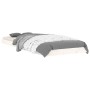 Estructura de cama madera maciza de pino blanco 75x190 cm de vidaXL, Camas y somieres - Ref: Foro24-823485, Precio: 57,26 €, ...