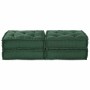 Almohada 2 pcs Verde 70 x 70 x 36 cm Poliéster
