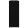 Aparador de madera contrachapada negro 91x29,5x75 cm de vidaXL, Aparadores - Ref: Foro24-823270, Precio: 86,39 €, Descuento: %