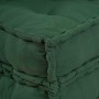 Almohada 2 pcs Verde 70 x 70 x 36 cm Poliéster