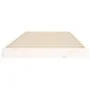 Solid white pine wood bed frame 75x190 cm by vidaXL, Beds and slatted bases - Ref: Foro24-823485, Price: 54,15 €, Discount: %
