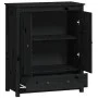 Hohes Sideboard aus massivem Zirbenholz schwarz 83x41,5x100 cm von vidaXL, Sideboards - Ref: Foro24-823518, Preis: 113,47 €, ...