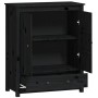 Tall solid black pine wood sideboard 83x41.5x100 cm by vidaXL, Sideboards - Ref: Foro24-823518, Price: 113,47 €, Discount: %