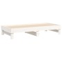 Removable sofa bed solid white pine wood 2x(75x190) cm by vidaXL, Beds and slatted bases - Ref: Foro24-823395, Price: 173,48 ...