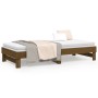 Sofá cama extraíble madera maciza de pino marrón 2x(90x200) cm de vidaXL, Camas y somieres - Ref: Foro24-823382, Precio: 127,...