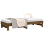 Sofá cama extraíble madera maciza de pino marrón 2x(90x200) cm de vidaXL, Camas y somieres - Ref: Foro24-823382, Precio: 127,...