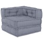 Almohada 3 pcs Gris 70 x 70 x 54 cm Poliéster