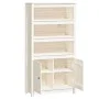 Hohes Sideboard aus massivem weißem Kiefernholz, 80 x 35 x 154 cm von vidaXL, Sideboards - Ref: Foro24-823520, Preis: 171,77 ...