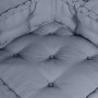 Almohada 3 pcs Gris 70 x 70 x 54 cm Poliéster