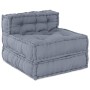 Almohada 4 pcs Gris 70 x 70 x 54 cm Poliéster