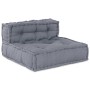 Almohada 4 pcs Gris 70 x 70 x 54 cm Poliéster