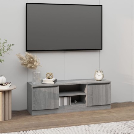 TV-Schrank mit Tür in Sonoma-Grau, 102 x 30 x 36 cm von vidaXL, TV-Möbel - Ref: Foro24-823356, Preis: 55,07 €, Rabatt: %