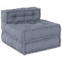 Almohada 4 pcs Gris 70 x 70 x 54 cm Poliéster