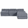 Almohada 4 pcs Gris 70 x 70 x 54 cm Poliéster