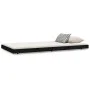 Solid black pine wood bed frame 100x200 cm by vidaXL, Beds and slatted bases - Ref: Foro24-823493, Price: 105,10 €, Discount: %