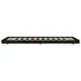 Solid black pine wood bed frame 100x200 cm by vidaXL, Beds and slatted bases - Ref: Foro24-823493, Price: 105,10 €, Discount: %