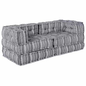 Almohada 2 pcs Gris tela Almohada 2 pcs Gris tela