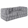 Almohada 2 pcs Gris tela