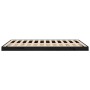 Solid black pine wood double bed frame 135x190 cm by vidaXL, Beds and slatted bases - Ref: Foro24-823473, Price: 127,13 €, Di...