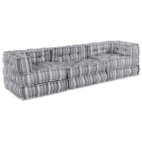 Almohada 3 pcs Gris Claro 70 x 70 x 54 cm Poliéster
