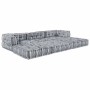 Almohada 3 pcs Gris Claro 70 x 70 x 54 cm Poliéster
