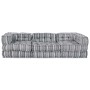 Almohada 3 pcs Gris Claro 70 x 70 x 54 cm Poliéster