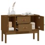 Honigbraunes Sideboard aus massivem Kiefernholz, 110 x 40 x 78 cm von vidaXL, Sideboards - Ref: Foro24-823527, Preis: 106,64 ...