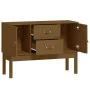 Honigbraunes Sideboard aus massivem Kiefernholz, 110 x 40 x 78 cm von vidaXL, Sideboards - Ref: Foro24-823527, Preis: 106,64 ...