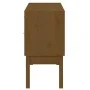 Honey brown solid pine wood sideboard 110x40x78 cm by vidaXL, Sideboards - Ref: Foro24-823527, Price: 106,64 €, Discount: %